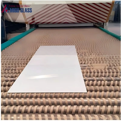 White Coated Greenhouse Glass