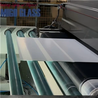 Tempered White Coated Float Glass